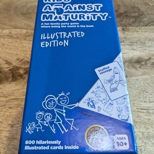Kids Against Maturity Illustrated Edition Game - Blue